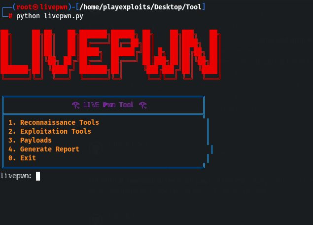 Herramienta LivePwn Para Kali Linux