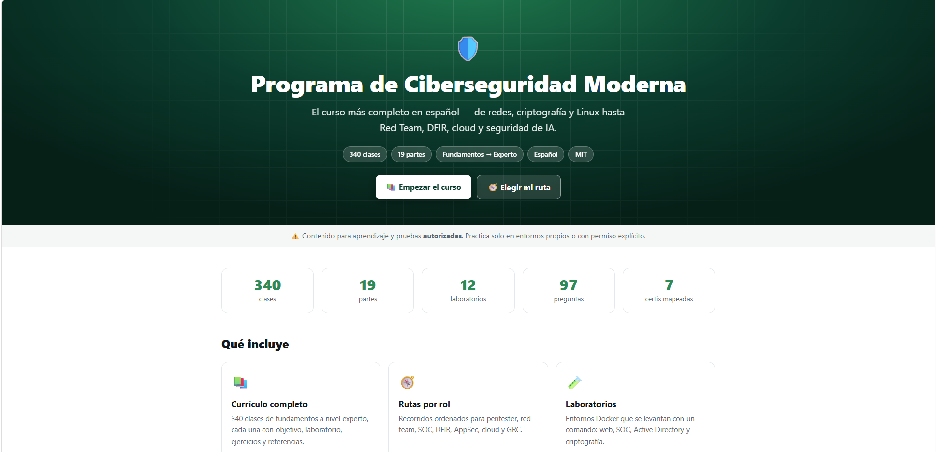 🛡️ Programa de Ciberseguridad Moderna