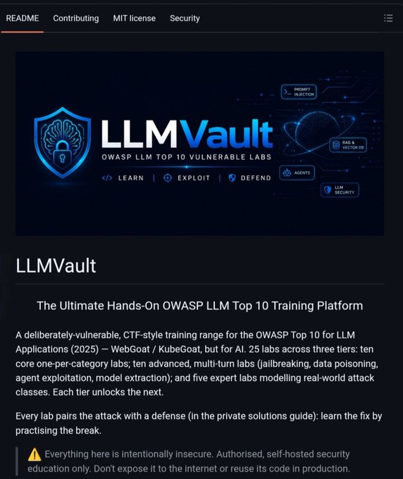 LLMVault La plataforma definitiva de entrenamiento práctico OWASP LLM Top 10